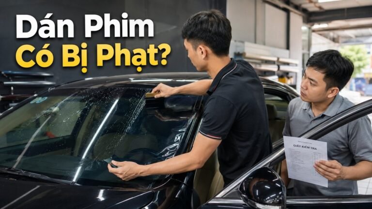 Dán Phim Cách Nhiệt Ô Tô Có Bị Phạt Hoặc Rớt Đăng Kiểm Không?