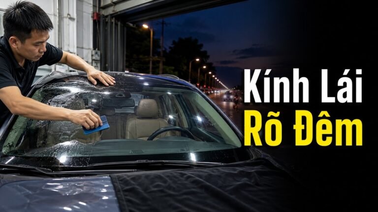 Nên Dán Phim Cách Nhiệt Kính Lái Loại Nào Để Nhìn Rõ Ban Đêm?