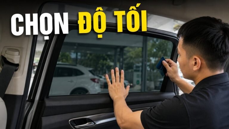 Phim Cách Nhiệt Kính Sườn Ô Tô: Chọn Độ Tối Bao Nhiêu Là Hợp Lý?
