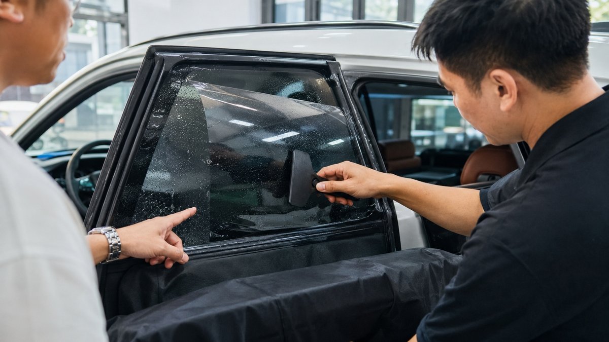 xe mới có nên dán phim cách nhiệt