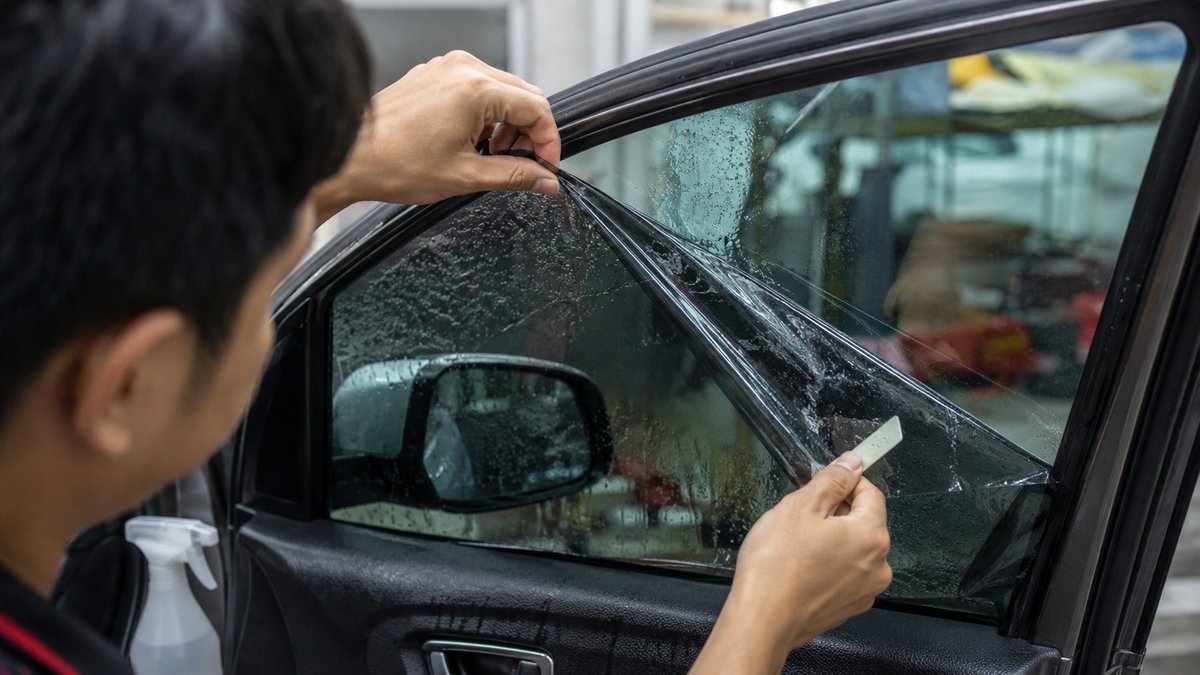 cách bóc phim cách nhiệt ô tô cũ